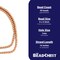 The Bead Chest Natural 5mm Wooden Beads in Copper for Jewelry Making – Round Loose Wood Spacer Beads I Approximately 90 Beads